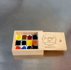 Hand poured White Nights Professional Watercolour Sample Sets