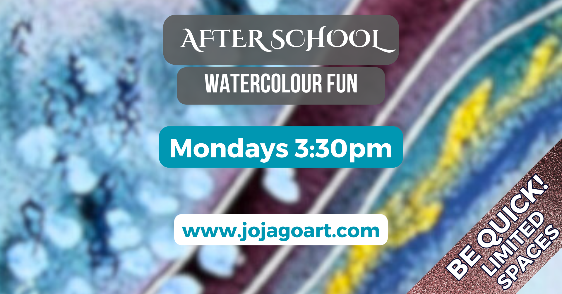 After School Watercolour Lessons [Bookings for Term 3, 2024]