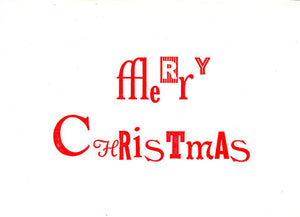 Letterpress Christmas Cards